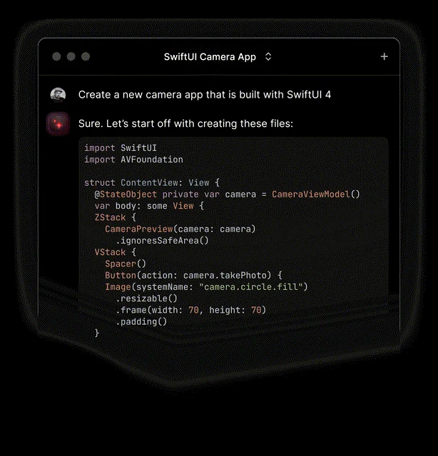 An example Raycast window showing a grid of fictional team members