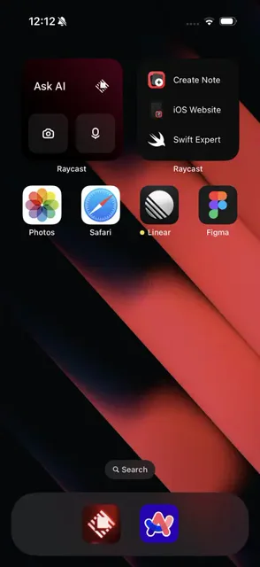 Raycast — Raycast Home Screen Widgets