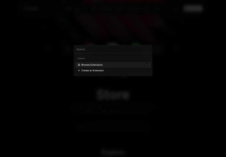Captured Store page